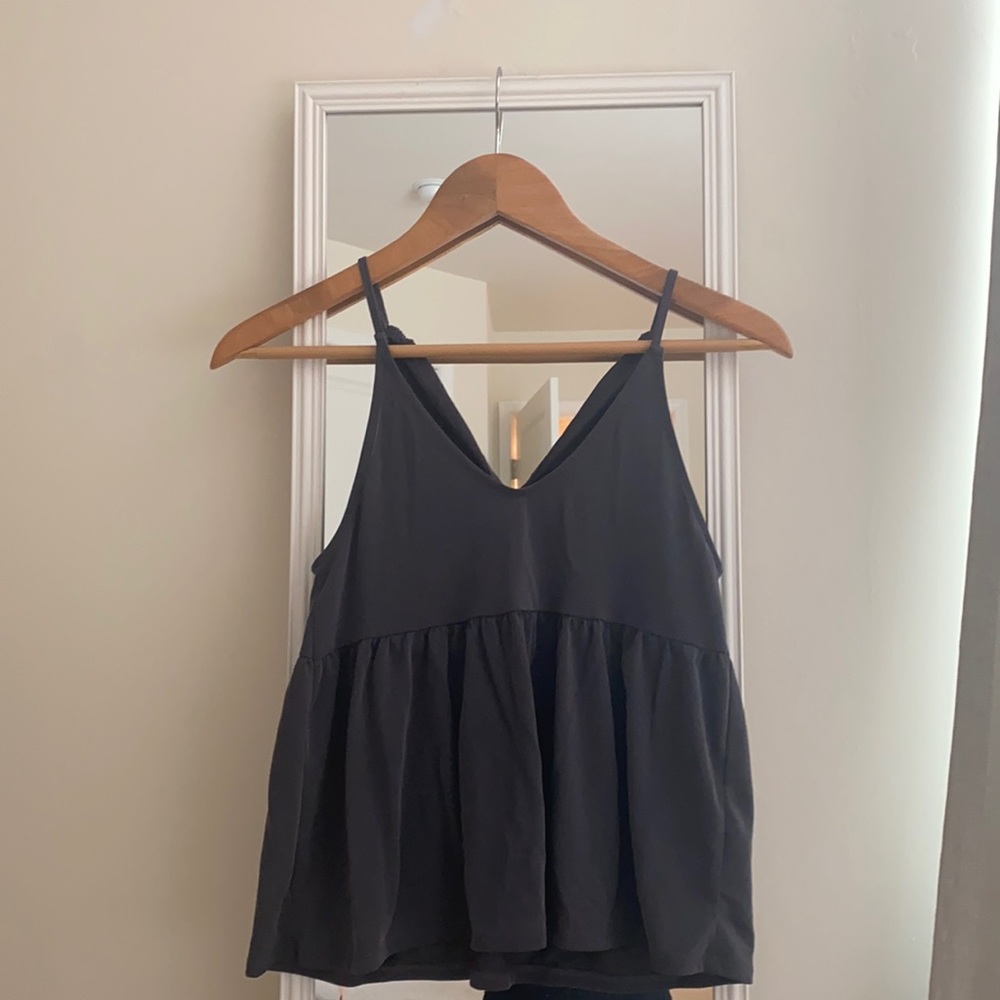 American Eagle Peplum Tank Top